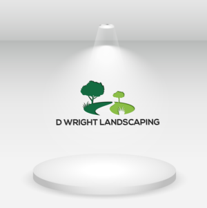 D Wright Landscaping | Diseño de Logo por hugrian