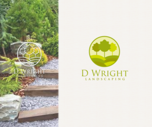 D Wright Landscaping | Diseño de Logo por m_designs