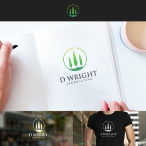 D Wright Landscaping | Logo Design by Paperfox Designs