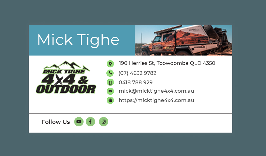 Graphic Design by Expert Designer for Mick Tighe 4x4 & Outdoor | Design #25194105
