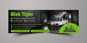 Grafik-Design von ecorokerz für Mick Tighe 4x4 & Outdoor | Design #25192550