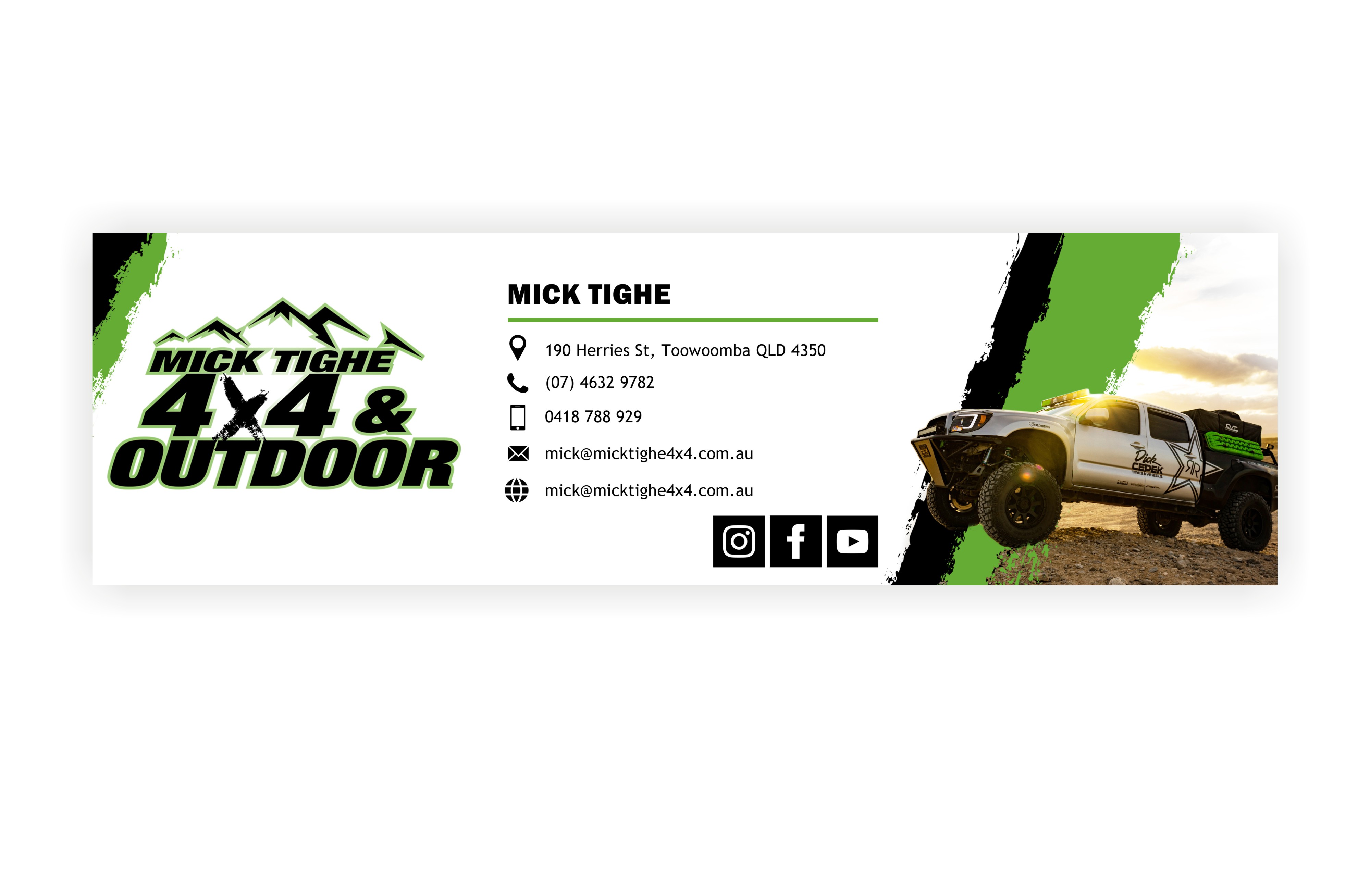 Graphic Design by ammar_ed for Mick Tighe 4x4 & Outdoor | Design #25193159