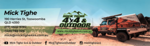 Graphic Design by hover for Mick Tighe 4x4 & Outdoor | Design: #25194470
