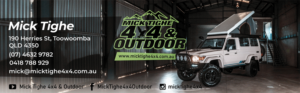 Graphic Design by hover for Mick Tighe 4x4 & Outdoor | Design: #25194485