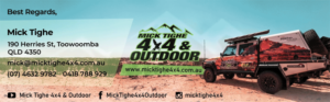 Graphic Design by hover for Mick Tighe 4x4 & Outdoor | Design: #25287028