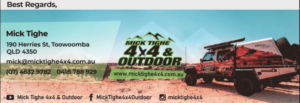 Graphic Design by hover for Mick Tighe 4x4 & Outdoor | Design: #25358646