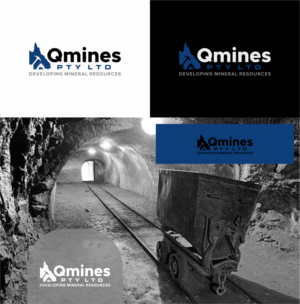 QMines Pty Ltd - Developing Mineral Resources | Diseño de Logo por Sibyle