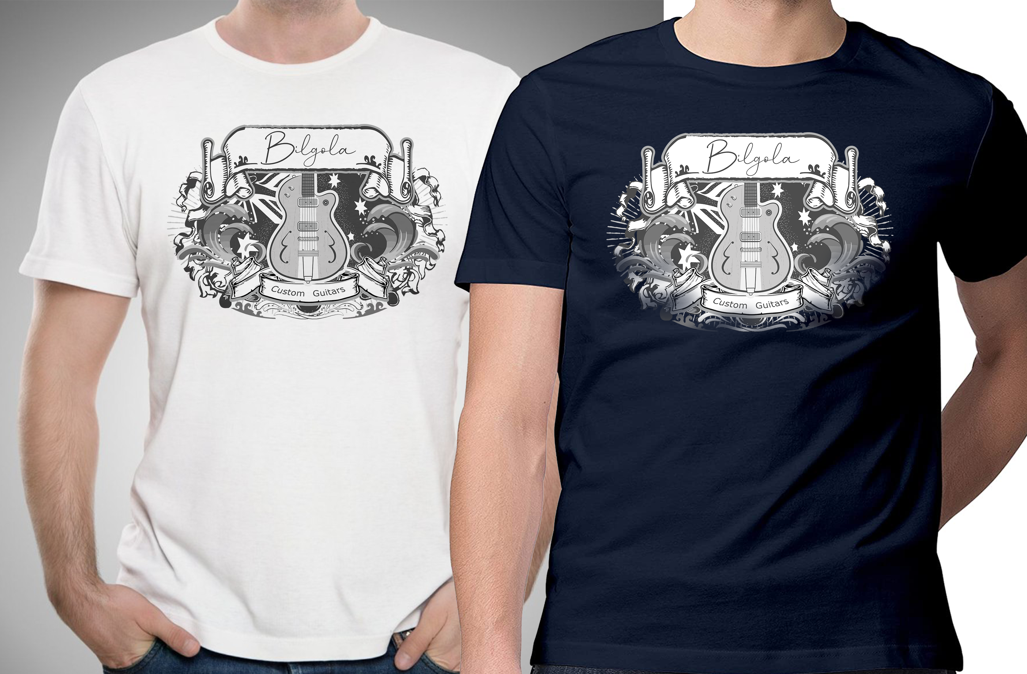 T-shirt Design by CreArt for Bilgola Guitars | Design: #25238294