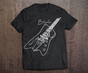 T shirt design for small electric guitar brand | T-Shirt-Design von FigliaPerduta