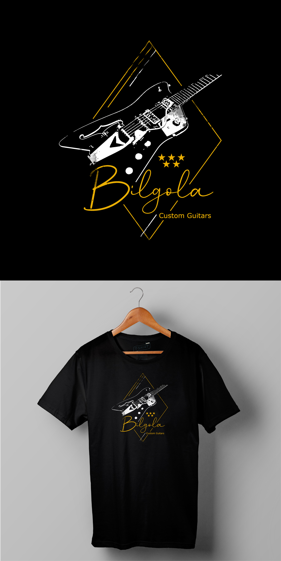 T-Shirt-Design von 1Concept für Bilgola Guitars | Design #25233042