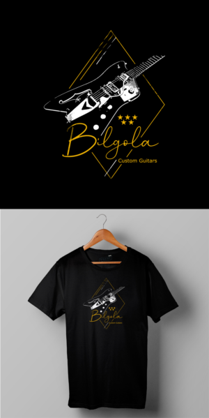 T shirt design for small electric guitar brand | T-Shirt-Design von 1Concept