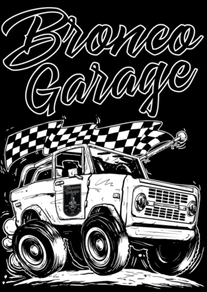 Bronco Garage - Hot Rod Vintage Motorsports T-Shirt | T-Shirt-Design von Falih A