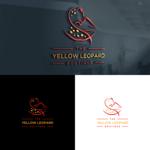 The Yellow Leopard Boutique | Logo Design by ZiangArt_Studio
