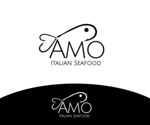 Amo Italian Seafood | Logo-Design von design.bb