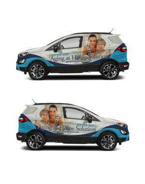 wrap white ford  ecosport 2020 | Car Wrap Design by Priyo Subarkah