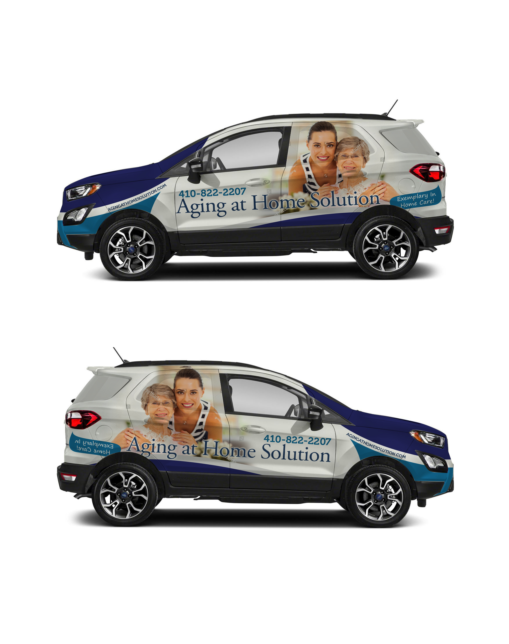 Car Wrap Design by Priyo Subarkah for Aging at Home Solution | Design #25206945