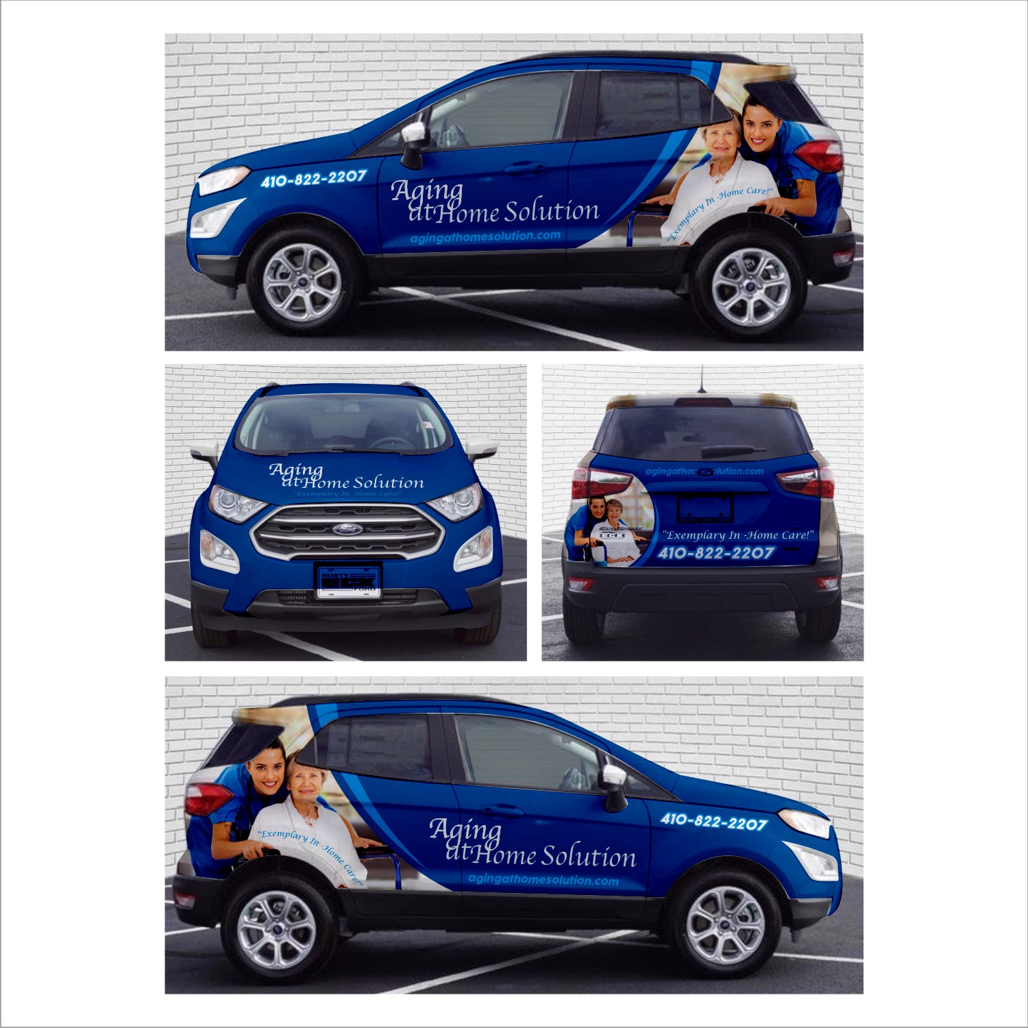 Car Wrap Design by DG+ for Aging at Home Solution | Design #25203029