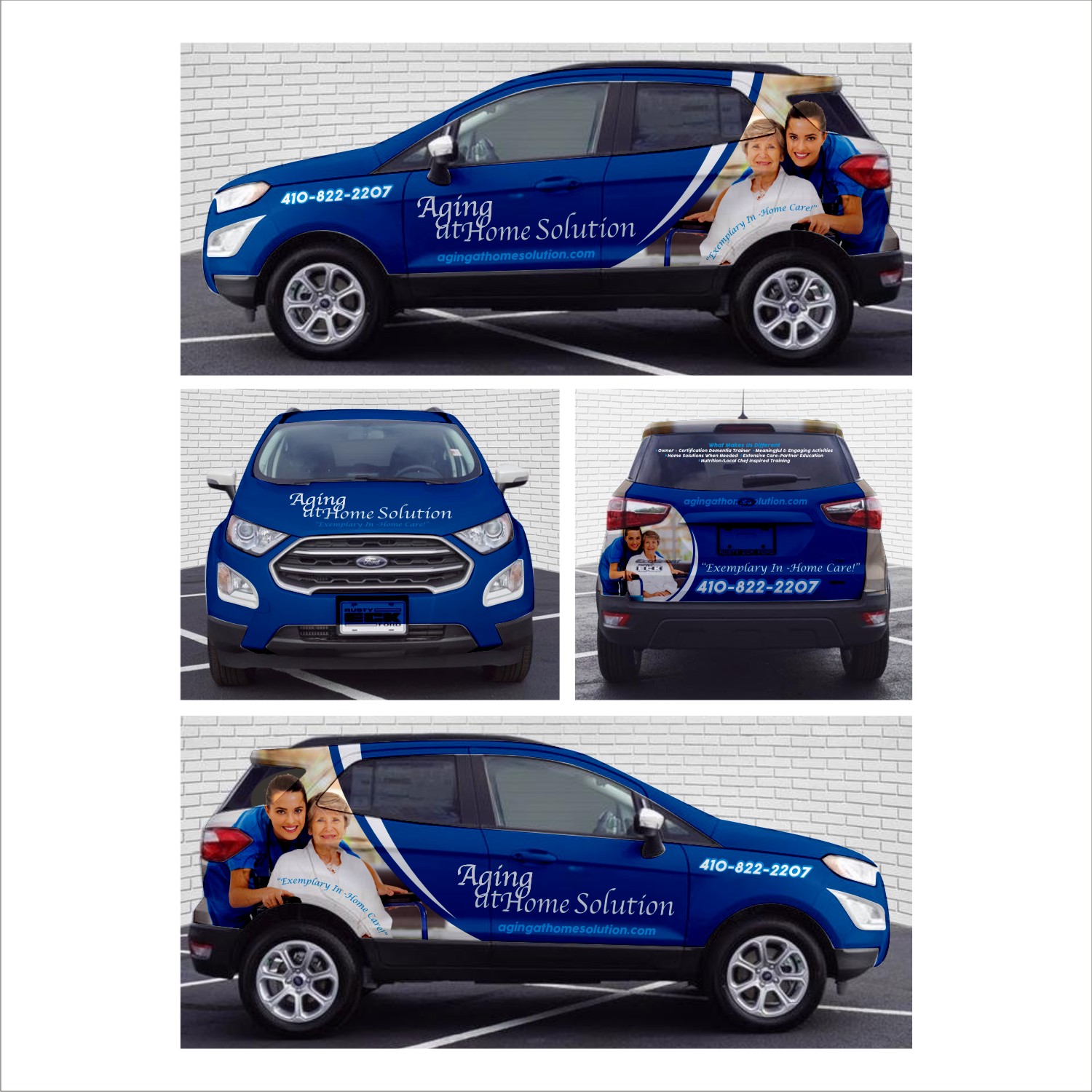 Car Wrap Design by DG+ for Aging at Home Solution | Design #25205842