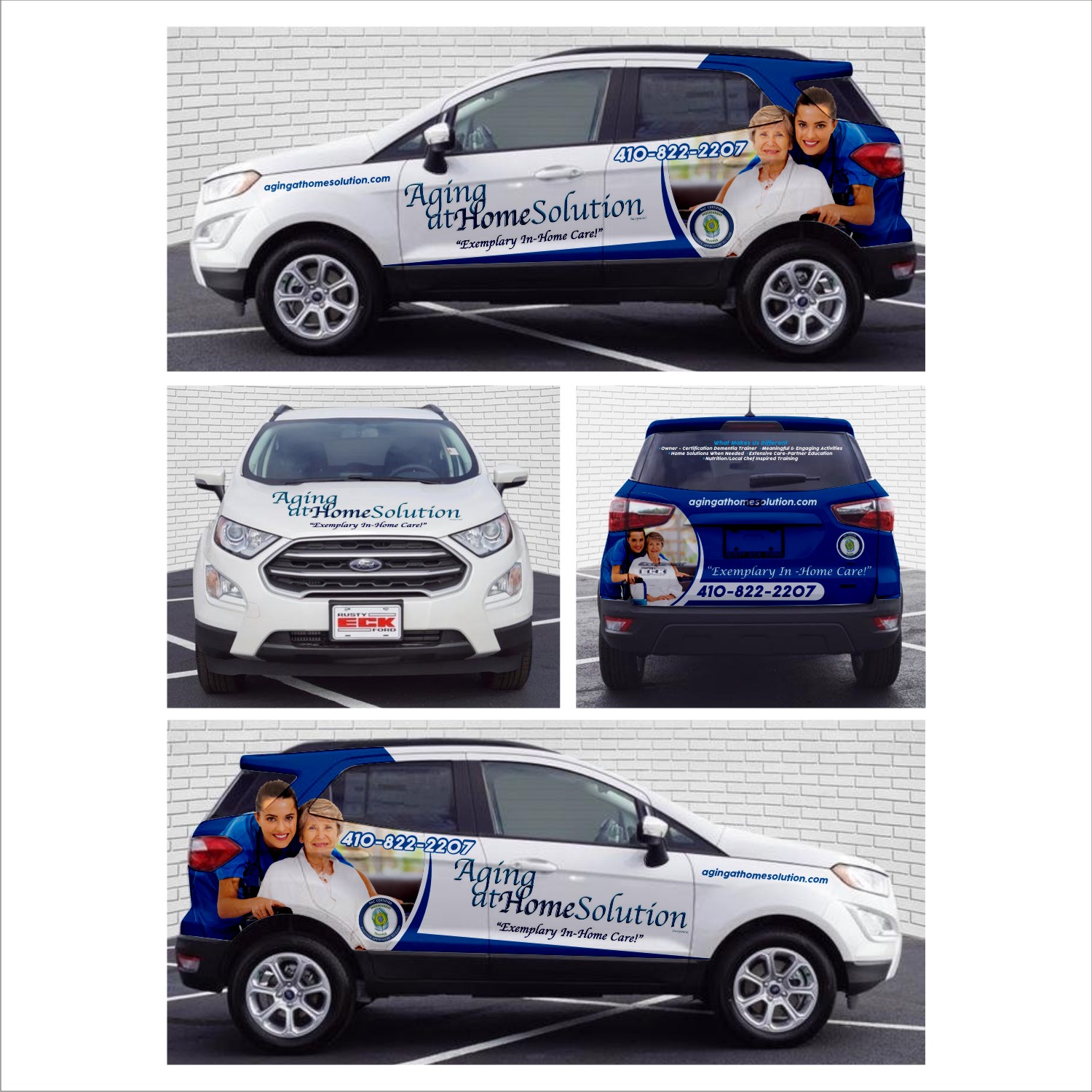 Car Wrap Design by DG+ for Aging at Home Solution | Design #25205859