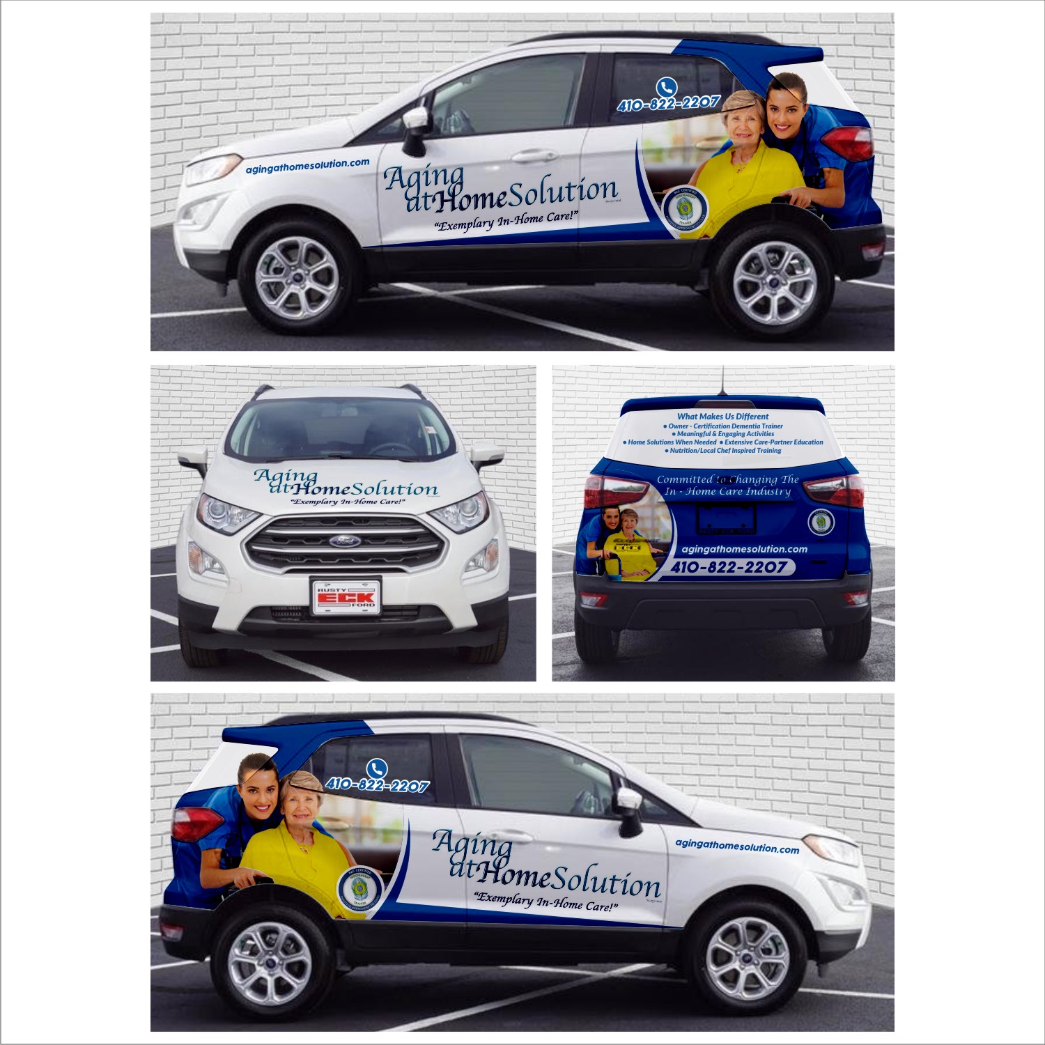 Car Wrap-Design von DG+ für Aging at Home Solution | Design #25206675