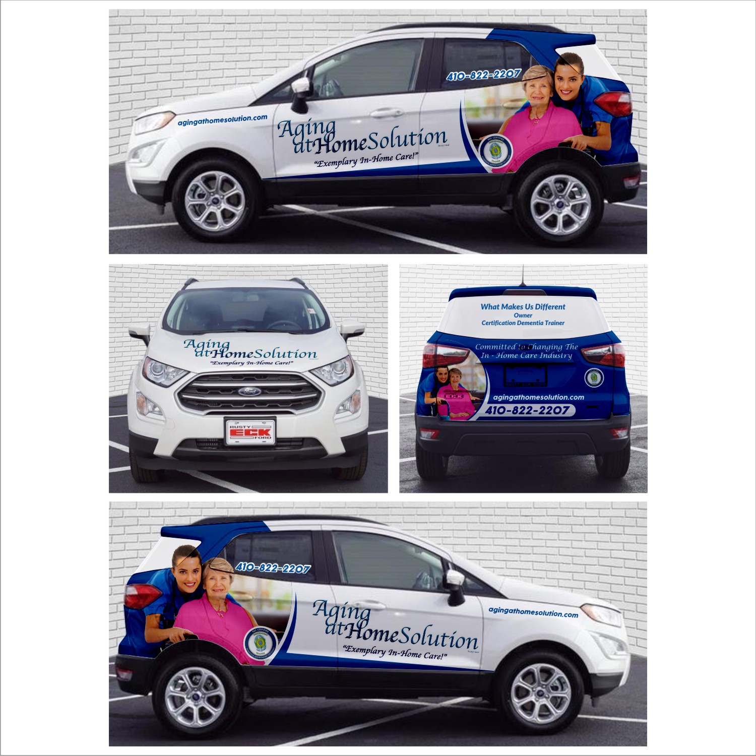 Car Wrap Design by DG+ for Aging at Home Solution | Design #25211669