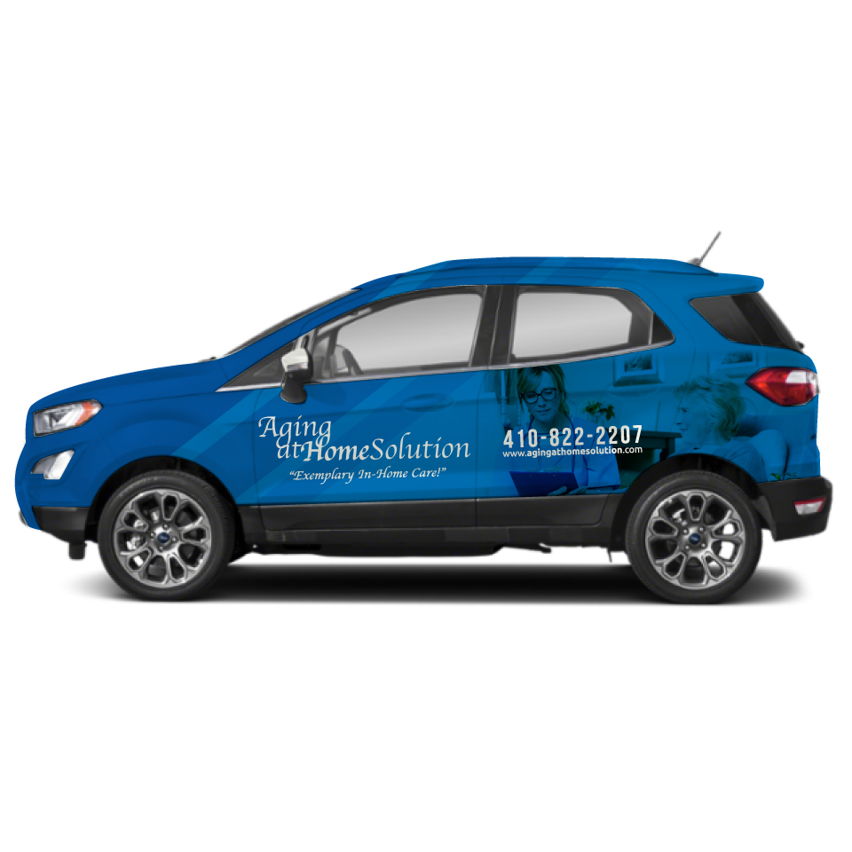 Car Wrap Design by Yoga Tri for Aging at Home Solution | Design #25207164