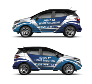 Car Wrap Design by Shumaila Kiran for Aging at Home Solution | Design #25202418
