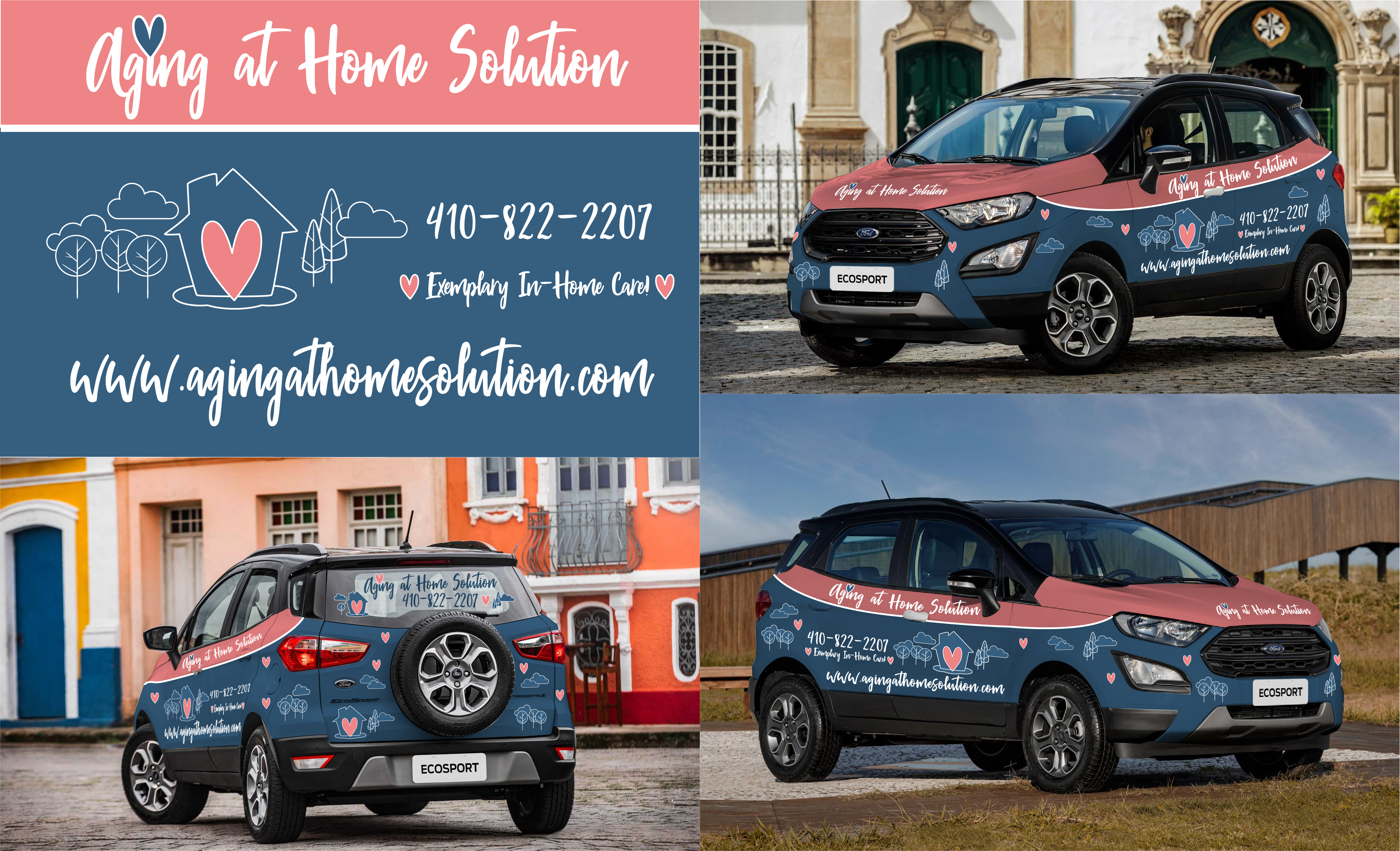 Car Wrap Design by ileanalp for Aging at Home Solution | Design #25206121