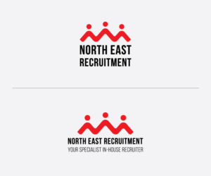 Under the image, North East Recruitment with the bi-line "your specialist in-house recruiter". I would like one design with all the words and another with just the logo and North East Recruitment  so I can use it on my email. | Design de Logo par -SD Design-