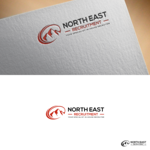 Under the image, North East Recruitment with the bi-line "your specialist in-house recruiter". I would like one design with all the words and another with just the logo and North East Recruitment  so I can use it on my email. | Design de Logo par ZiangArt_Studio