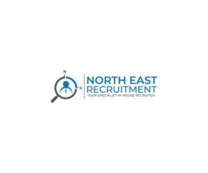 Under the image, North East Recruitment with the bi-line "your specialist in-house recruiter". I would like one design with all the words and another with just the logo and North East Recruitment  so I can use it on my email. | Design de Logo par Ochieng