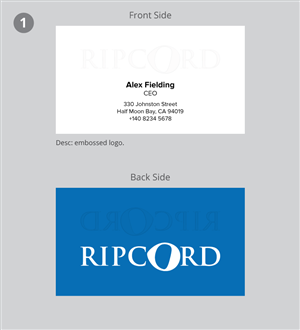 Business Card Design by minileaf for this project | Design: #3026328