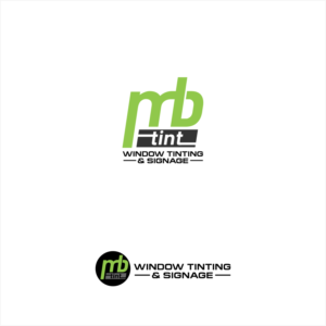 Logo Design by Arham Hidayat for MB TINT & SIGNAGE | Design #25227827
