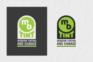 Logo Design by Websaf for MB TINT & SIGNAGE | Design #25206471