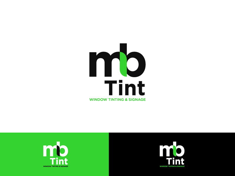 Diseño de Logo por Saqib Mahmmud para MB TINT & SIGNAGE | Diseño #25232896