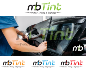 Logo Design by Graphic_Dune for MB TINT & SIGNAGE | Design: #25223764
