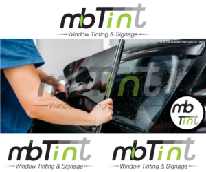 Logo Design by Graphic_Dune for MB TINT & SIGNAGE | Design: #25233007