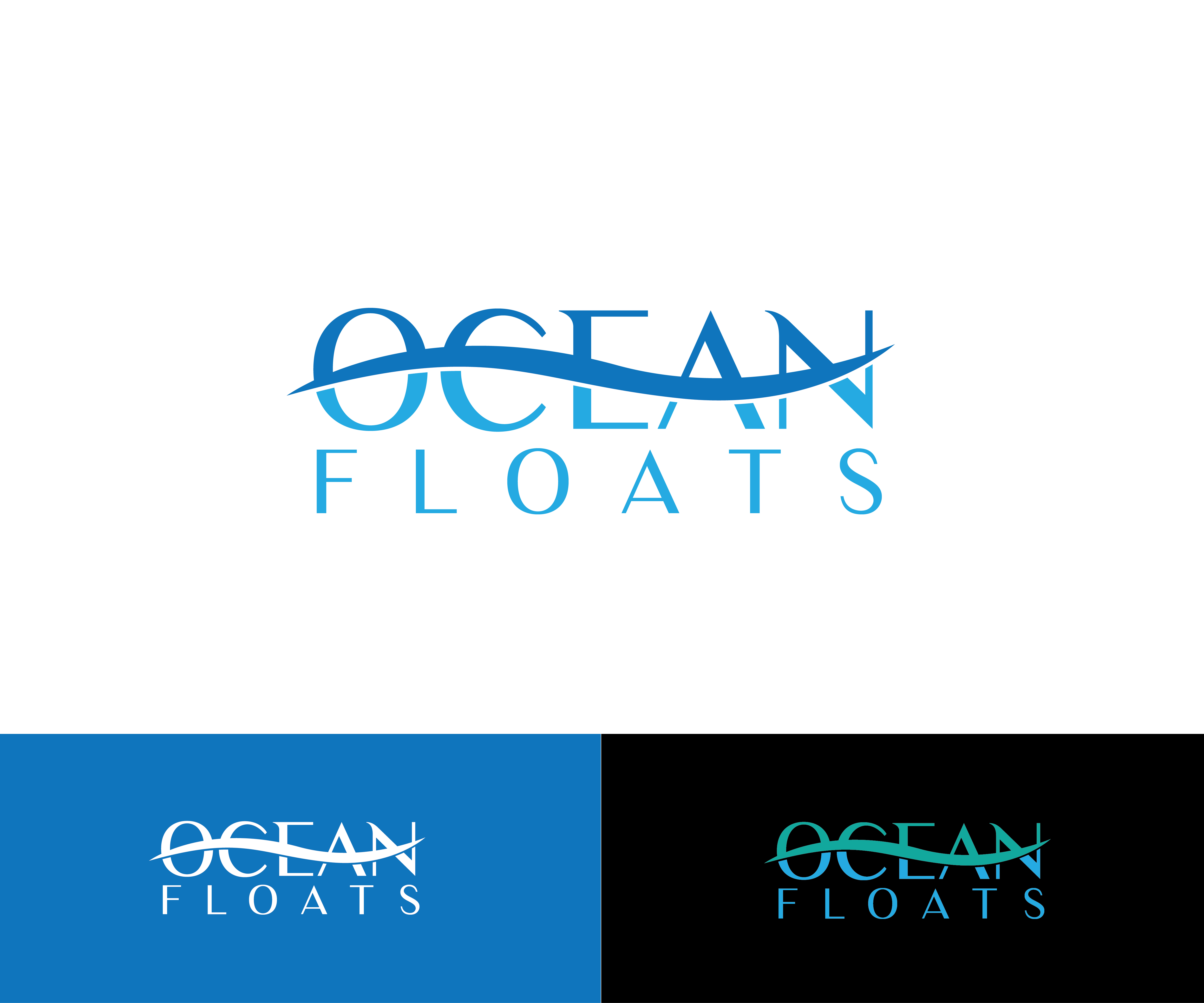 Logo Design by renderman for Ocean Floats  | Design #25202132