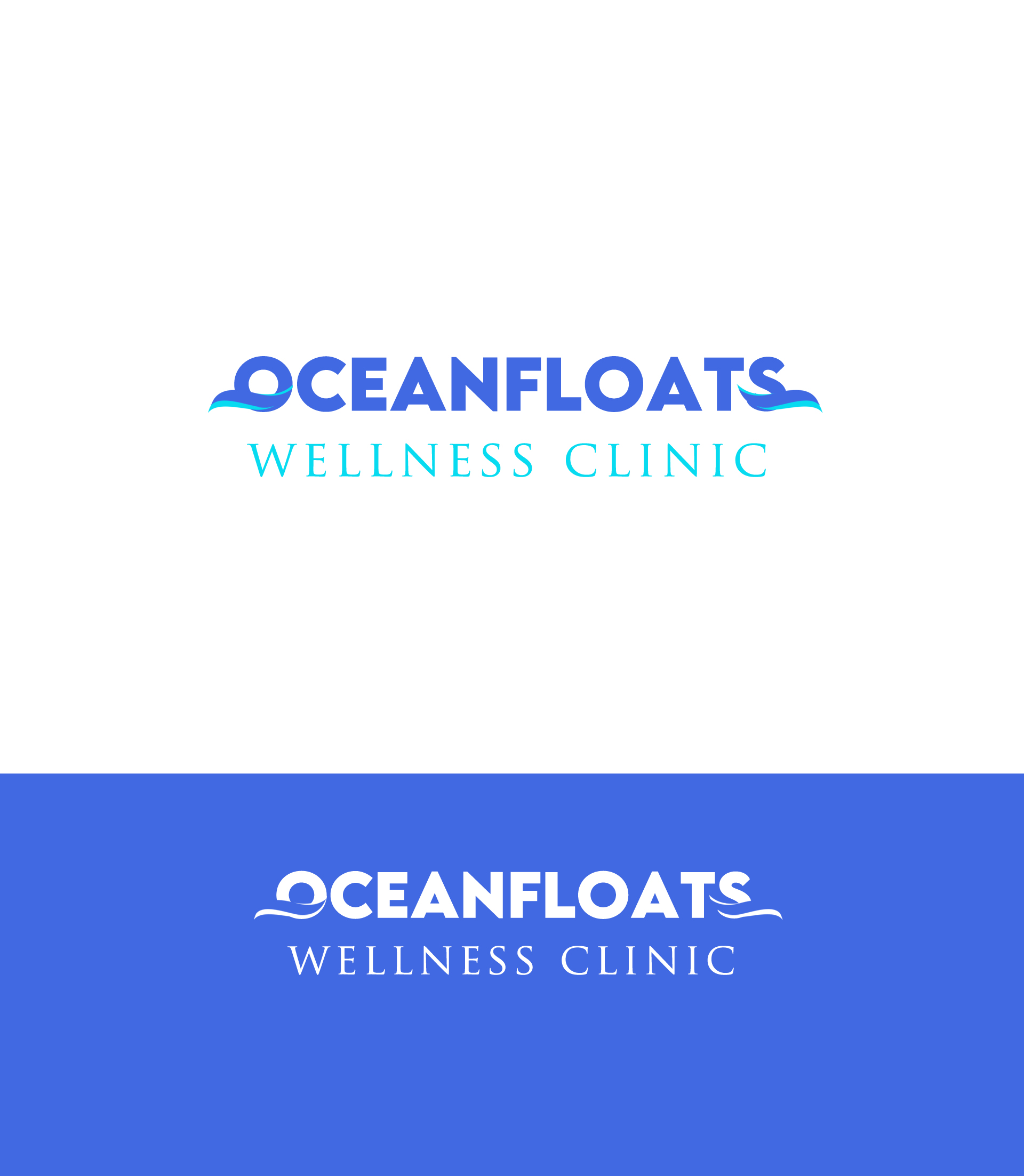 Logo Design by Ana Gocheva for Ocean Floats  | Design #25201286