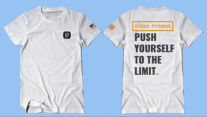 New Fitness Brand T-shirt Design for Print on Demand Dropshipping Store* | Diseño de Camiseta por Uprinteez