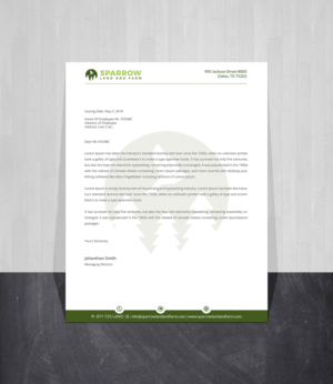 Letterhead Design by Creations Box 2015 for this project | Design: #25211861