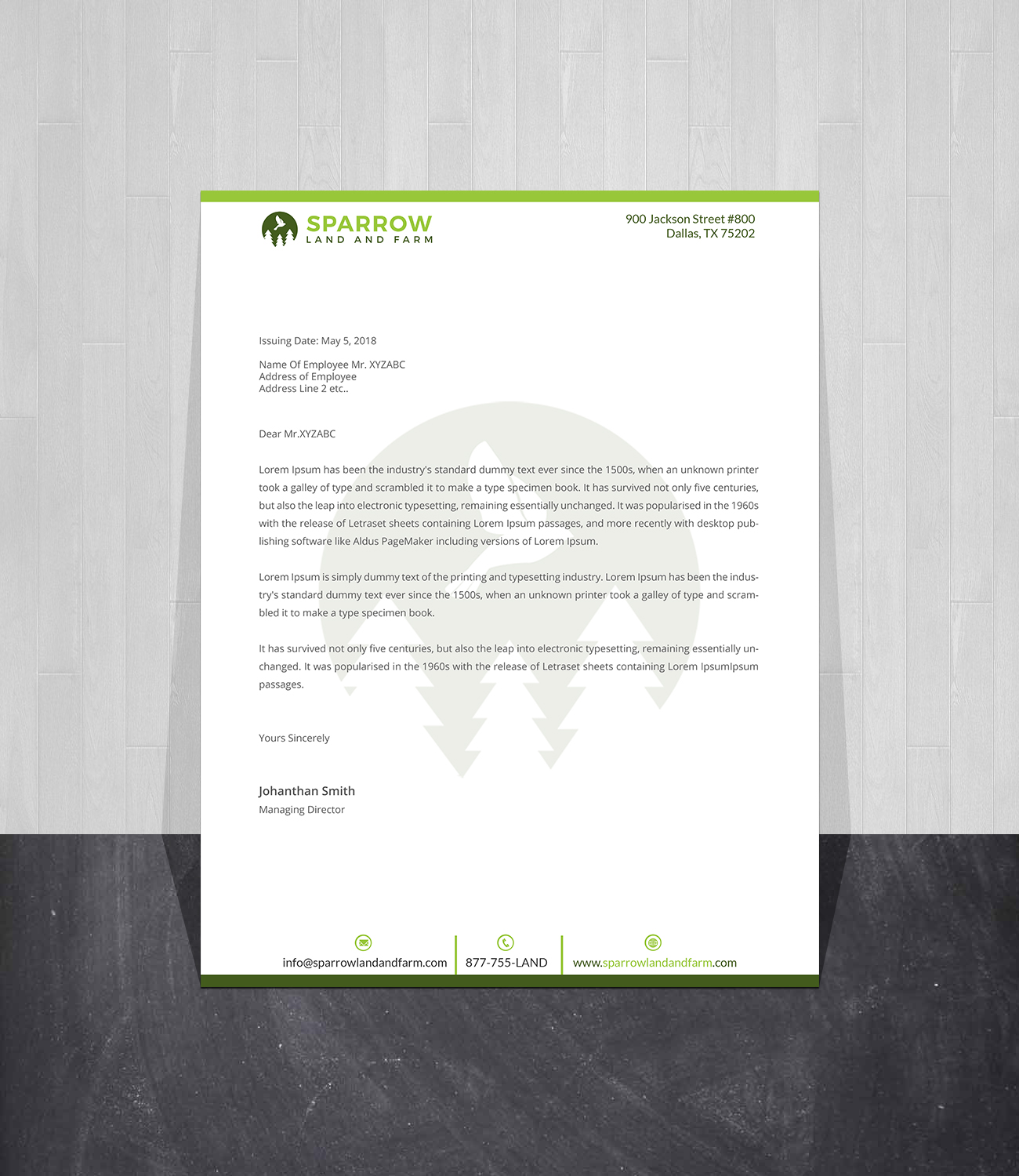 Letterhead Design by Creations Box 2015 for this project | Design #25211866