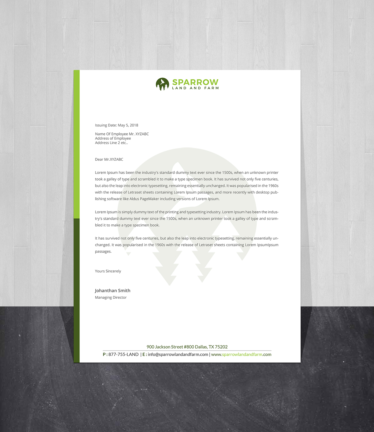 Letterhead Design by Creations Box 2015 for this project | Design #25211867
