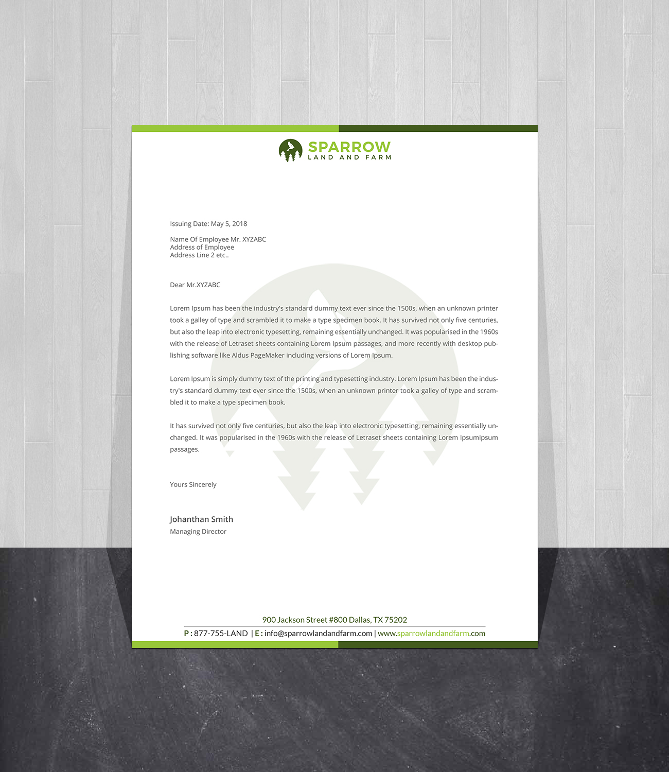 Letterhead Design by Creations Box 2015 for this project | Design #25211868