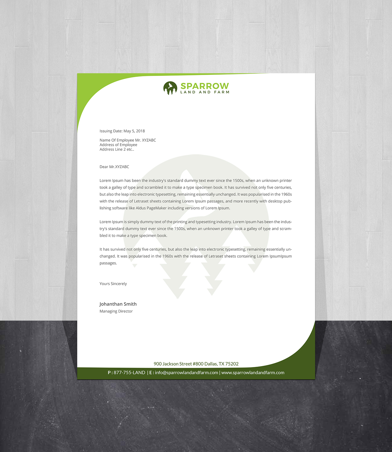 Letterhead Design by Creations Box 2015 for this project | Design #25211870