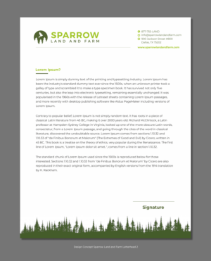 Letterhead Design by D Creative for this project | Design: #25233177
