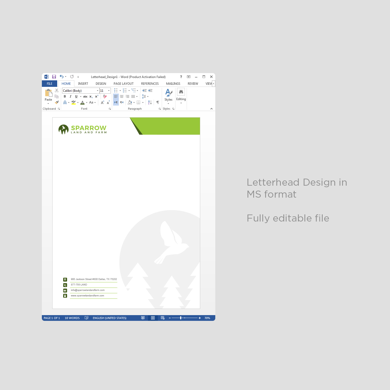 Diseño de Membrete por CreativeTrends para este proyecto | Diseño #25244586