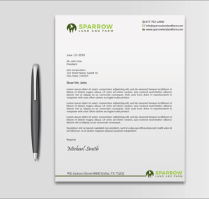 Letterhead Design by AN7 for this project | Design: #25202364
