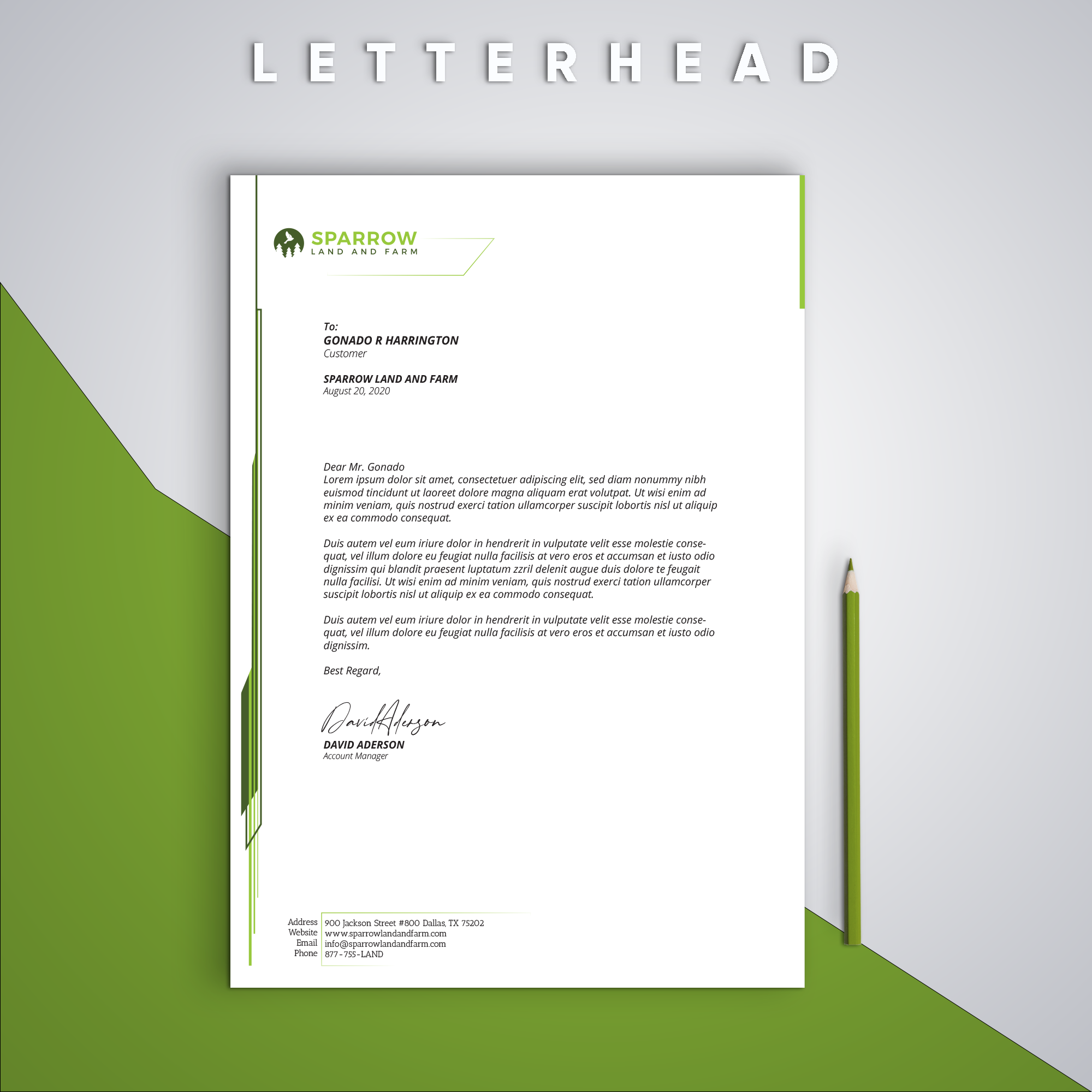 Letterhead Design by Thingkazupa Design for this project | Design #25229728