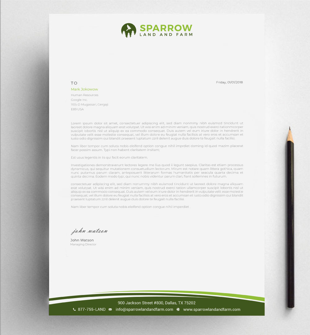 Letterhead Design by Imagine design000 for this project | Design #25202078